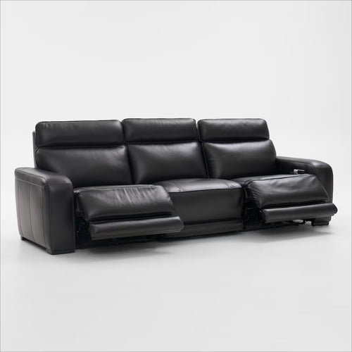 Summit Triple-Power 3-Piece Reclining Sofa with Modern Sound